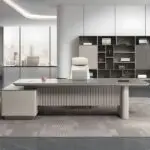 Modern Executive Office Desk Set – Sleek Design for Managers